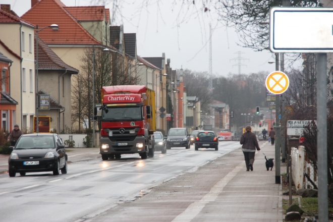 Bild LKW Innenstadt